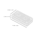 Miniatyrbild 4 av 8: ABS-plasthölje Skyddsfodral Cover Shell för Raspberry Pi Zero W / 1.3 (Transparent)