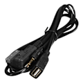 Miniatyrbilde 3 av 7: Musikk MDI AMI MMI-grensesnitt USB+Lader AUX-kabel for A6L A8L Q7 A3 A4L A5 A1