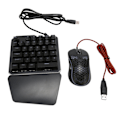 Miniatyrbillede 2 af 8: Tastatur-Mus-Konverter Set Programmerbar Kabelforbundet Mekanisk Tastatur-Mus-Adapter Combo til PS3 til PS4 til Switch