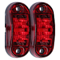 Pikkukuva 3 / 8: 10-30V 2LED sivuvilkkuvalo Kirkas suuntavilkkuvalo autoihin Kuorma-autoihin Perävaunuihin Matkailuautoihin Punainen