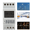 Miniatyrbillede 5 af 7: TM624 Digital Timer Afbryder Timer 40-gruppe Tidsstyret Ringer Din Skinne Montering 220V