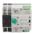 Miniatyrbild 1 av 8: Dual Power Automatisk överföringsströmbrytare 2P Millisecond Snabbväxling Timing Controller AC230V 50/60Hz PV till nät 63A