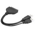Miniatyrbilde 4 av 8: USB3.0 til SATA-kabel Datamaskin tilkoblet harddisk konvertering Dataoverføring C0108Svart