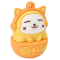 Pikkukuva 5 / 8: Piirretty USB-muistitikku PVC USB2.0 Kissan kuvio Plug and Play iskunkestävä U-levy puhelimelle kannettavalle tietokoneelle Saffrani 16g