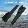 Miniatyrbild 8 av 8: 2 st Bil Universal Mattsvart sidokjol Rocker Splitter Winglet Wings Canard Diffuser