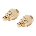 Miniatyrbillede 6 af 8: 2 stk. Batteriadapterterminal med kort sidepost, 3/8 tommer NPT-gevind, messing, til plus og minus
