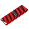 Miniatyrbillede 8 af 8: Solid State Harddisk Køleplade Termisk Pad SSD Helt i Aluminium Køledele 2280 M2Red