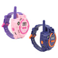 Miniatyrbillede 3 af 8: 2 stk. Børne Walkie Talkie Intercom Ur Rechargable Forældre-Barn To-Vejs Tale Ur Legetøj med Lommelygte til Udendørs Spil Mørkeblå og Pink