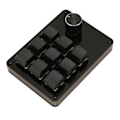 Miniatyrbild 5 av 8: Mini knappsats med 9 tangenter med knopp Makro Mekaniskt tangentbord Hot Swappable blå switch tangentbord Tangentlinjeseparation