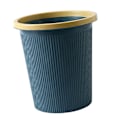 Miniatyrbild 3 av 8: Papperskorgen Plast Utsökt Modern sopbehållare för badrum Kök Vardagsrum Stor Mörkblå