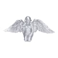 Miniatyrbillede 1 af 8: Sølv Engelvinge Statue Stående Skulptur Resin Skrivebords Have Ornament til Hjemindretning
