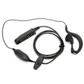 Miniatyrbillede 4 af 8: Tovejsradio vandtæt headset med mikrofon C Form Enkelt Headset til BFUV9R BFA58 BF9700 BFUV 9R Plus