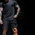 Miniatyrbillede 7 af 8: Gym Fitness Shorts til mænd Hurtigtørrende træningsshorts Korte løbebukser