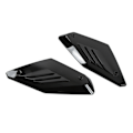 Miniatyrbilde 3 av 8: 2 stk Motorsykkel Sidepanel Luftinntak Deksel Beskyttelse Erstatning for CB650R 2019 2020 2021 Svart