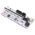 Pikkukuva 5 / 8: PCIE Riser-sovitin kortti 8 kondensaattoria 6PIN-liitäntä Vakaampi signaali Hyvä yhteys PCI E Riser Express-kaapeli