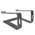 Miniatyrbillede 5 af 8: Bærbar computerstand i aluminiumslegering Bærbar computerstand Riser Desktop Metalbase Køleholder Space Grey
