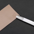 Miniatyrbillede 7 af 8: Læder Punch Cutter Legering Stål Læder Håndværk Håndvævning Spor Stansværktøj 8,0 mm