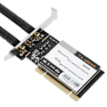 Miniatyrbillede 4 af 8: Trådløst netværkskort AR9220 300M PCI stationær computer Dual Band 2,4/5GHz WiFi-adapter