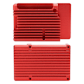Miniatyrbillede 8 af 8: Beskyttende kasse til Raspberry Pi 4 B, CNC Aluminium Alloy Case Cover, Rød Kabinet