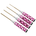 Miniatyrbilde 4 av 8: 4 stk. Hex-skrutrekkersett 1,5 mm 2,0 mm 2,5 mm 3,0 mm RC Hex-sokkelskrutrekker for RC-modellbilbåt Lilla
