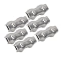 Miniatyrbilde 2 av 8: 6 stk Duplex Wire Rope Clamp Kabelklemmer Rustfritt Stål Duplex 2-polet Kabelklemme for Wire M5