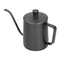Miniatyrbild 5 av 8: 350 ml PTFE-kaffekokare med lock 304 rostfritt stål hälla över kaffekanna för hemmakontor Svart