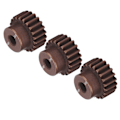 Miniatyrbillede 7 af 8: 3 stk RC 3,175 mm 48DP 21T stålpinjonggearsæt til 1/10 RC bil børsteløs børstet motor