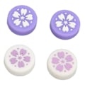 Miniatyrbilde 2 av 8: 4 stk Tommelgrep Caps for Switch Soft Silikon Forhindrer Glidning Erstatning for Joystick Caps Thumb Stick Caps for Switch Lite Lilla