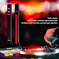 Miniatyrbillede 6 af 8: RGB-lyd Reaktivt LED-lysfelt LED Farverigt Lydstyret Lyd Musik Rytme Dynamisk Niveauindikator Display Lysstribe til Bilspil PC TV-rum