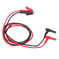 Miniatyrbillede 4 af 8: 2 stk Bananstik til Krokodilleklemme Kabel Robust PVC Messing Multimeter Testsnor Kit 1000V 15A