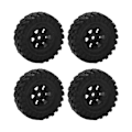 Pikkukuva 5 / 8: 4 kpl 1/24 RC-pyöriä RC-auton pyörän navan sarja kumipyöriä ja renkaita Axial SCX24 -kauko-ohjattaville autoille