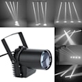 Pikkukuva 5 / 8: 5W LED-pistevalo Party Scen Disco Pub Festivaali Effekt Pinspot Valot EU 220V