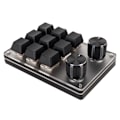 Miniatyrbillede 5 af 8: Rødt Switch Makro Tastatur Plug and Play Ergonomisk Tilpassede Knapper USB Mini Tastatur til Desktop PC 9 Taster 2 Knapper