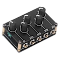Pikkukuva 5 / 8: TX400 Sound Line -sekoitin 4 kanavainen Mini Stereo Kannettava Passiivinen Sekoitin Kompakti Äänipaneeli Konsoli