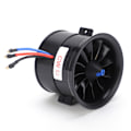 Miniatyrbillede 1 af 8: EDF 70 mm 12 Blade Duct 6S 2100KV ESC Speed ​​Controller Set Kompositmaterial til RC Bil CW