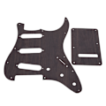Miniatyrbilde 3 av 8: GSSS28 Elgitarrshield Rosewood for ST Three Single Pickguard med bakplate