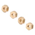 Miniatyrbild 4 av 8: RC Hex Adaptrar Mässing Robust Slitstark Utsökt utseende Enkel installation RC Hex Navförlängning för Axial10mm