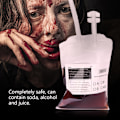Pikkukuva 3 / 8: 350 ml Halloween-veripussi Juomapussi Hedelmämehu Juomapussi