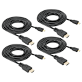 Miniatyrbillede 3 af 8: 4 stk. Micro HDMI til HDMI Kabel 1,5 Meter HD Videoledning Passer til Raspberry Pi 4B
