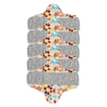 Miniatyrbilde 8 av 8: 5 stk Vaskbare feminine puter Vanntett Absorberende Gjenbrukbar ren bomull Pustende menstruasjonsbind S MSH0024
