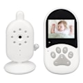 Miniatyrbillede 2 af 8: Video Baby Monitor med kamera 2,4 tommer 2-vejs stemmeintercom Infrarød nattesyn WiFi Babyovervågningsenhed 100‑240V EU-stik