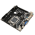 Pikkukuva 5 / 8: Työpöytäemolevy LGA1155 liitäntä Dual Channel DDR3 4 SATA 2.0 M.2 NVME PCIe 2.0 X16 VGA HD-lähtö ITX-emolevy