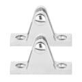 Miniatyrbillede 2 af 8: 2 stk. marine hængsler beslag Bimini top bjergform pedal hængsel pin Båd montering dæk hardware