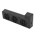 Miniatyrbild 7 av 8: USB-kylande fläkt för Xbox One X - Låg ljudnivå, effektiv värmeavledning, spelkonsolkylare med 3 kylfläktar, 5V 1A