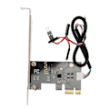 Miniatyrbillede 1 af 8: Computer strømreset switch PCIE-kort Præcis kontrol Tykt guldbelagt stik APP Fjernbetjening PCIE-kort til stationær PC