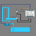 Miniatyrbillede 4 af 7: Automatisk Vandstandskontrol XKC C352 2P Berøringsfri Væske Niveau Sensor til Vandtanke Fyldningssystem AC 110V til 220V