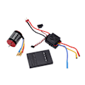 Miniatyrbild 5 av 8: F540 4370KV Borstlös Motor 60A Vattentät ESC Programmeringskort Set för 1/10 RC Bildelar