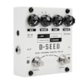 Miniatyrbilde 2 av 8: Forsinkelseseffekt Dual Channel 4 moduser elektrisk gitarreffekt Digital forsinkelse monoblock effektor DC9V 75mA
