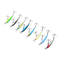 Miniatyrbillede 5 af 8: 8 stk. Minnow Fiskeagn 5cm/3g Kunstig Synkende Langkast Hård Agnsfisk Wobbler Jig Agnsfisk