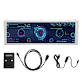 Miniatyrbillede 1 af 8: 7,9-tommer PC Temp Monitor metalhus IPS CPU GPU SSD Data Temperatur Monitor Panel til AIDA64 Hardware Driver Board